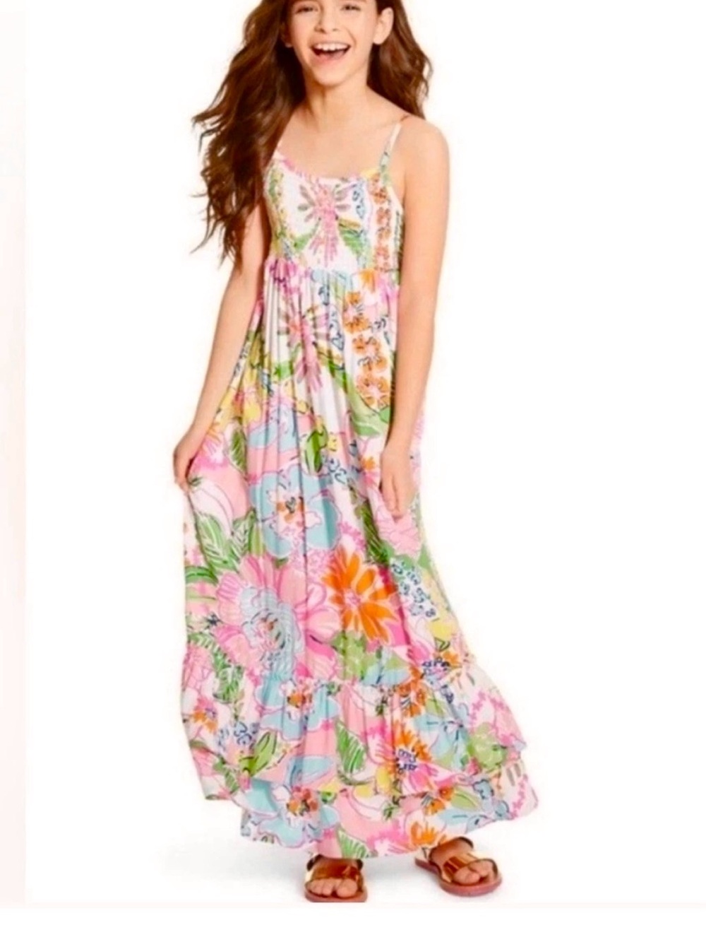 Lilly Pulitzer for Target Nosey Posey girls maxi 6